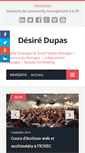 Mobile Screenshot of desiredupas.be